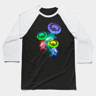 Colorful Donuts - Version 6 Baseball T-Shirt